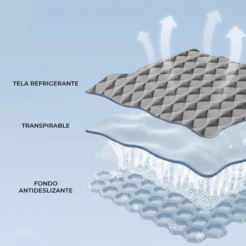 Protector de sofá de lujo en color sólido de seda de hielo antiarañazos y refrescante