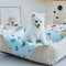 Cartoon Bold de cuello suave Cama para perros