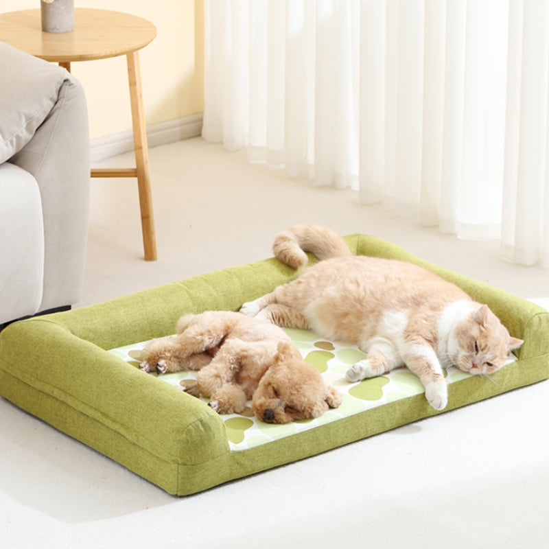 Soporte completo, acogedor sofá cama ortopédico para perros y gatos, regalos de lujo para perros