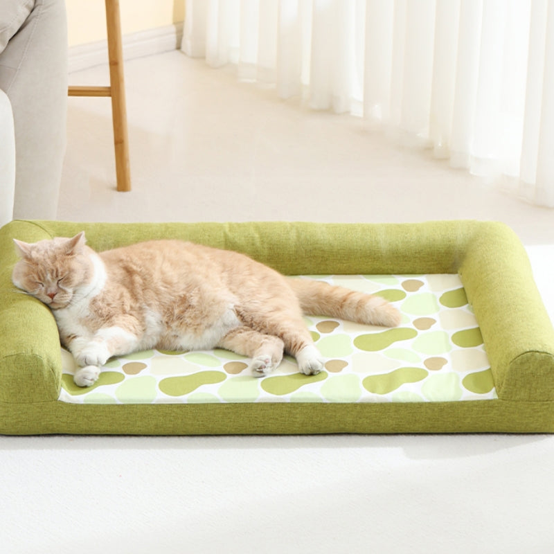 Soporte completo, acogedor sofá cama ortopédico para perros y gatos, regalos de lujo para perros
