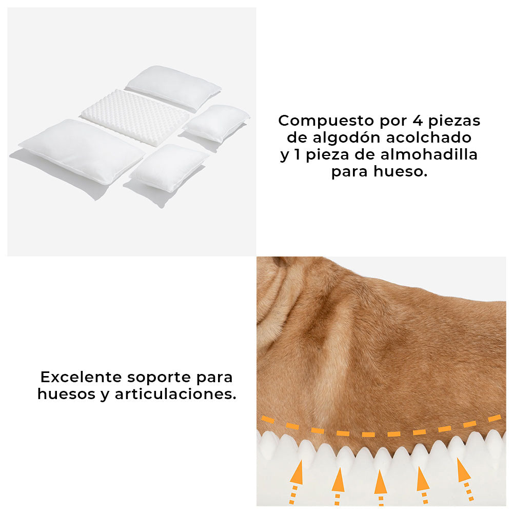 Sofá cama para perros y gatos de lana de cordero sintética a rayas de moda