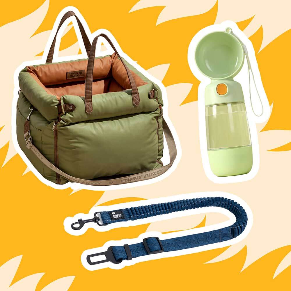 Locos acogedores de autos con paquete de mascotas - 3pcs