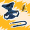 Amarillo & Azul - Kit para caminar &quot;Be Seen&quot; - 3 piezas