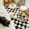 Cubierta del sofá de la cama de la alfombra de mascotas de color cuadrado de color cuadrado de color crema de color crema