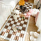 Cubierta del sofá de la cama de la alfombra de mascotas de color cuadrado de color cuadrado de color crema de color crema
