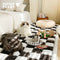 Cubierta del sofá de la cama de la alfombra de mascotas de color cuadrado de color cuadrado de color crema de color crema