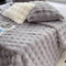 Deluxe Faux Rabbit Fur Anti-Slip Instited Sheet Matchel