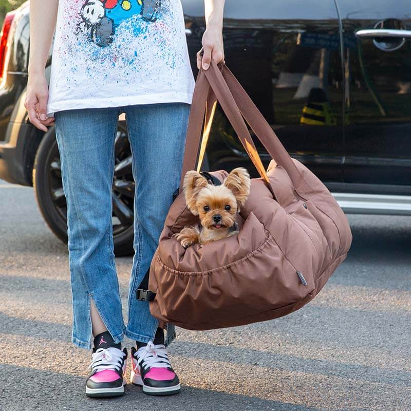 Cama impermeable del asiento de coche del perro de la seguridad de la bolsa del animal doméstico del diseñador de la moda