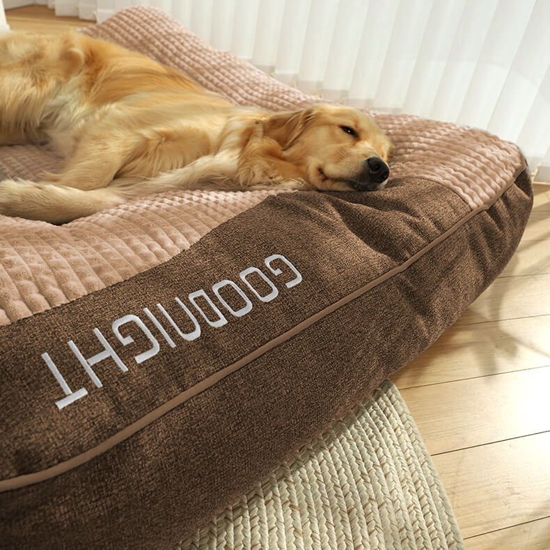 Cama Gruesa para Perros con Protección para la Columna Vertebral y Resistente a los Arañazos