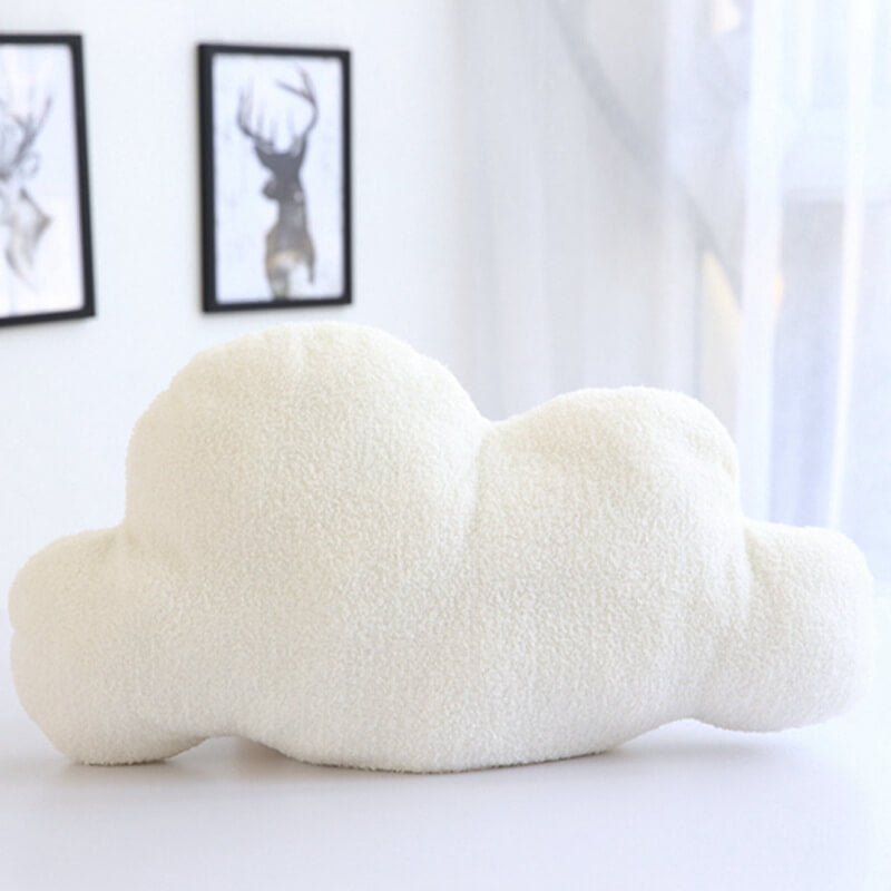 Preciosa almohada para sofá con forma de nube, suave y esponjosa