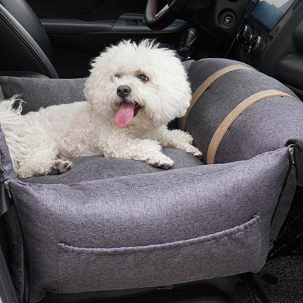 Soporte ortopédico multiusos para mascotas, asiento de seguridad para coche, asiento para coche para perros, cama