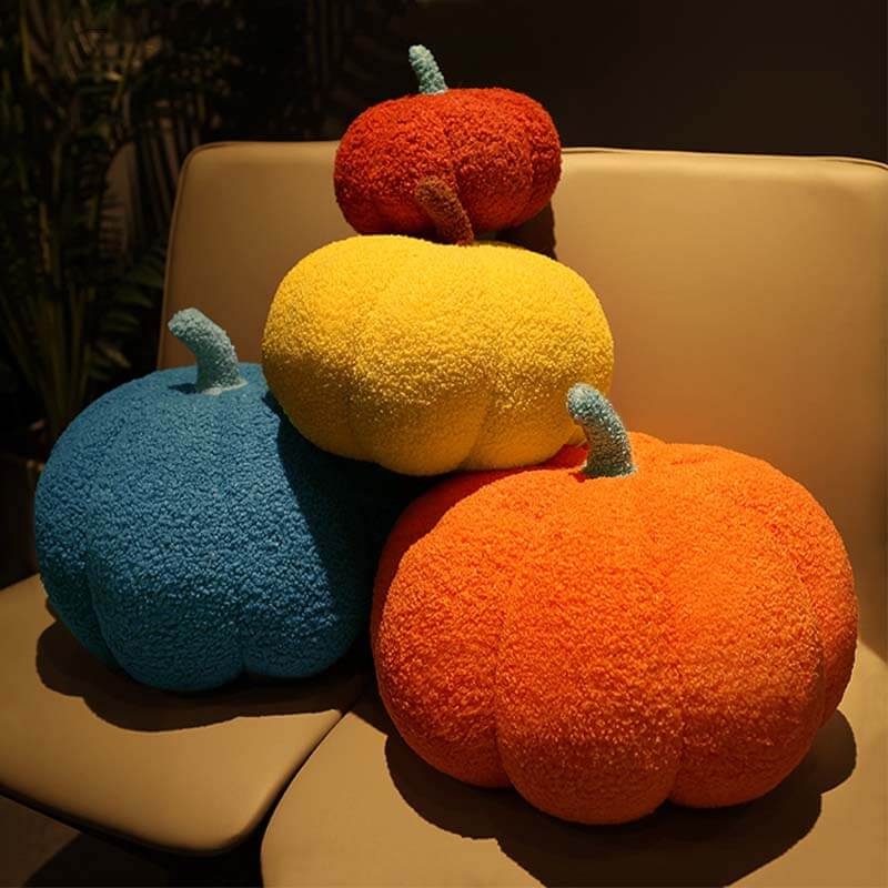 Almohada de sofá de almohada de calabaza de teddy