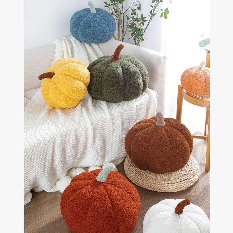 Almohada de sofá de almohada de calabaza de teddy