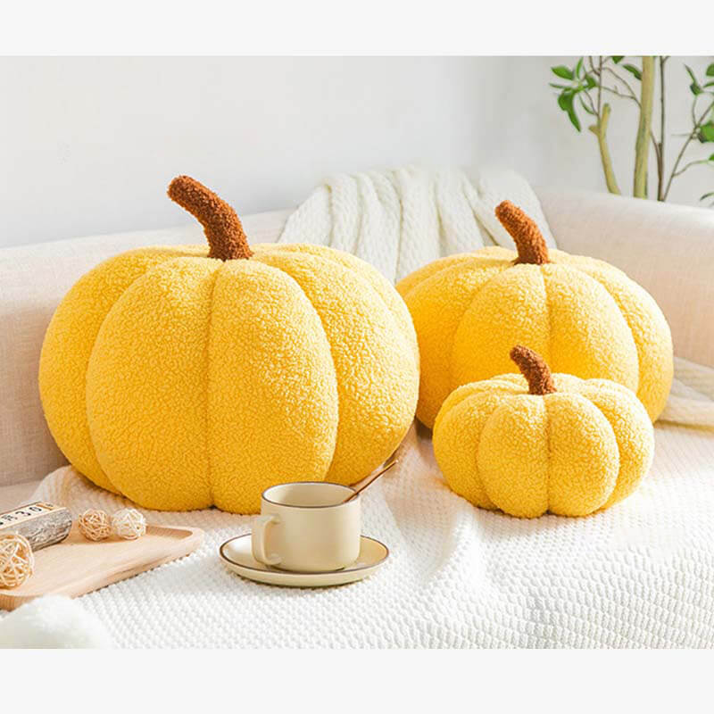 Almohada de sofá de almohada de calabaza de teddy