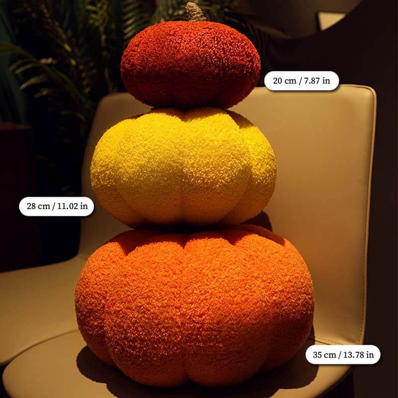 Almohada de sofá de almohada de calabaza de teddy