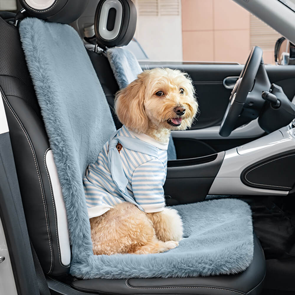Funda universal para asiento de coche para perros humanos de felpa cálida