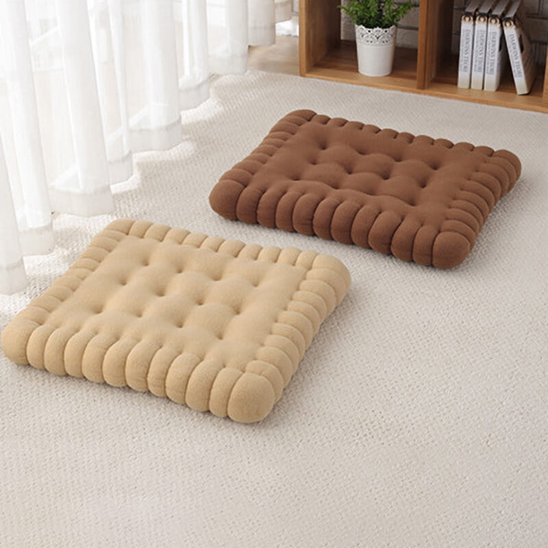 Cama para perros acolchada con forma de galleta