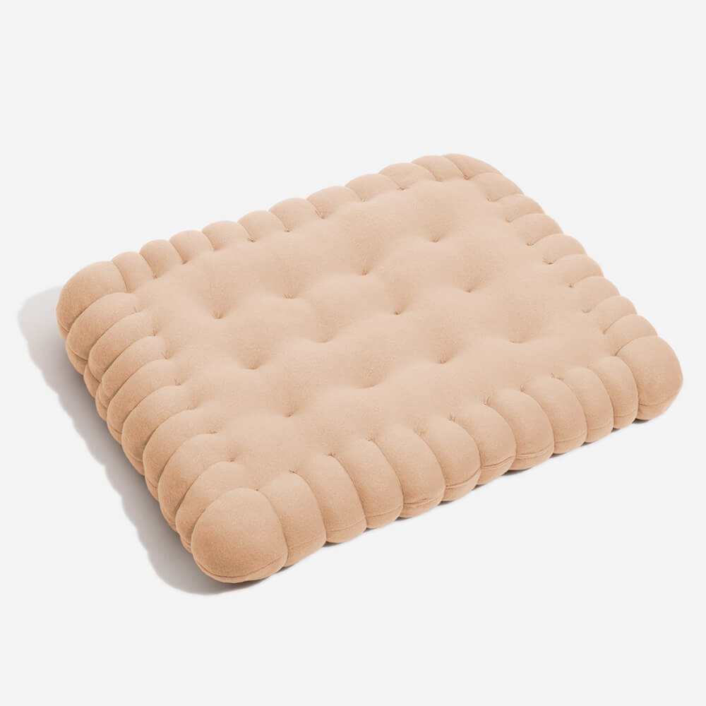 Cama para perros acolchada con forma de galleta