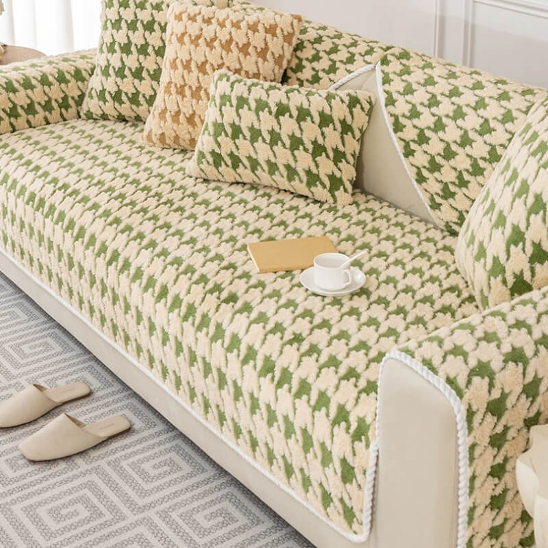 Cubierta de sofá anti-slip de protección contra los muebles de estufa de paletas