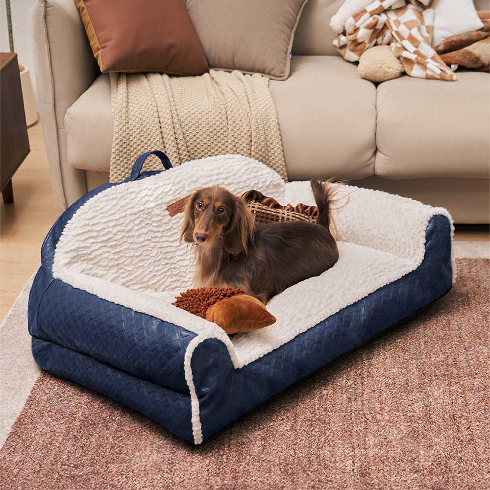 Cojín clásico y acogedor para sofá cama para perros - Couch Potato