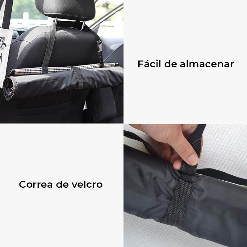 Funda para asiento de coche para perros impermeable, gruesa y plegable