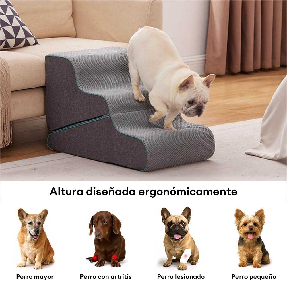 Escaleras para perros plegables 2 en 1 multifuncionales con modo de rampa