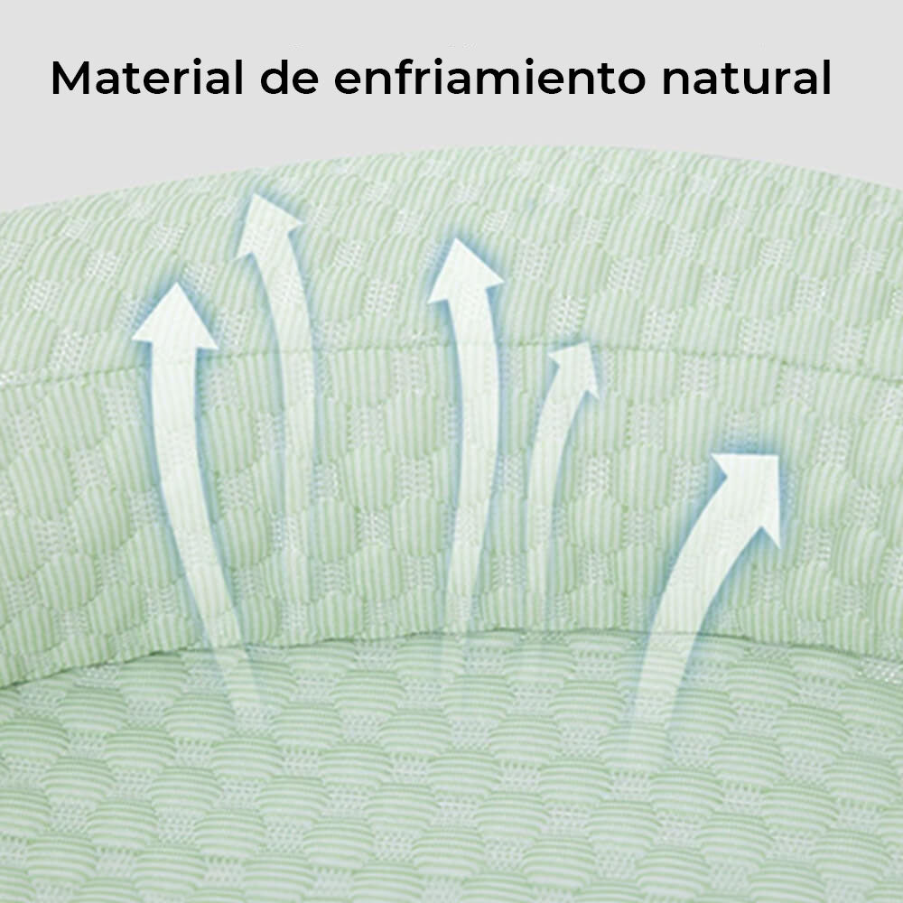 Cama de almohada para perros con soporte para el cuello transpirable y refrescante