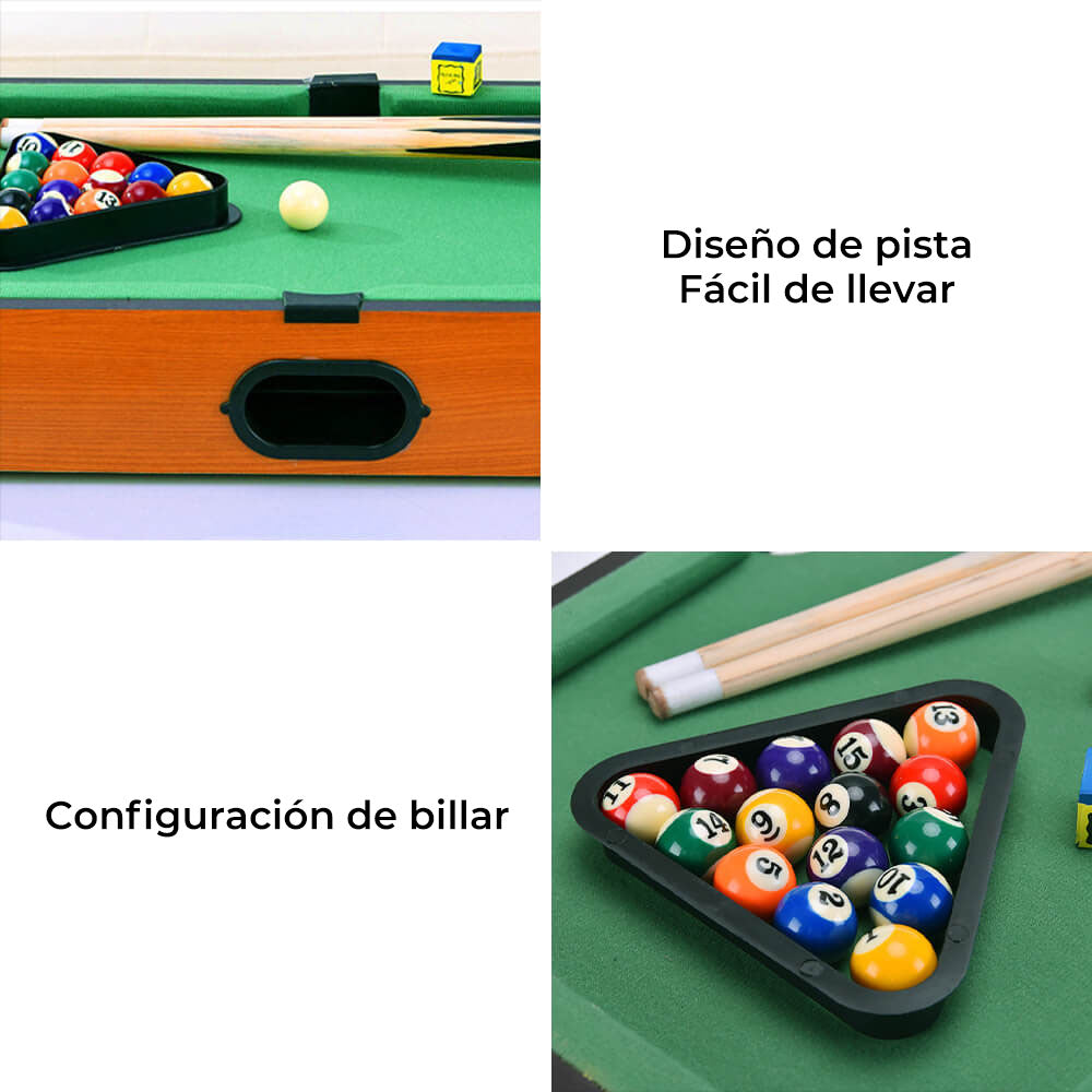 Juego de billar de mesa de juguete interactivo divertido tiempo de juego