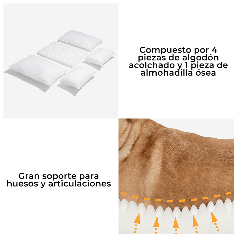 Sofá cama para perros y gatos de doble capa de lana de cordero sintética suave