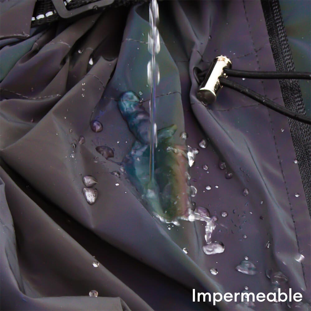 Chaqueta impermeable para exteriores para perros grandes, impermeable, ajustable, para lluvia