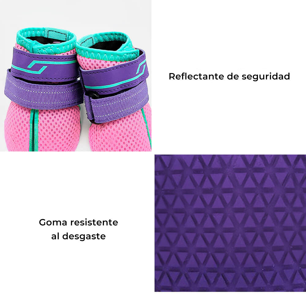 Zapatos antideslizantes para perros para correr, transpirables, para exteriores