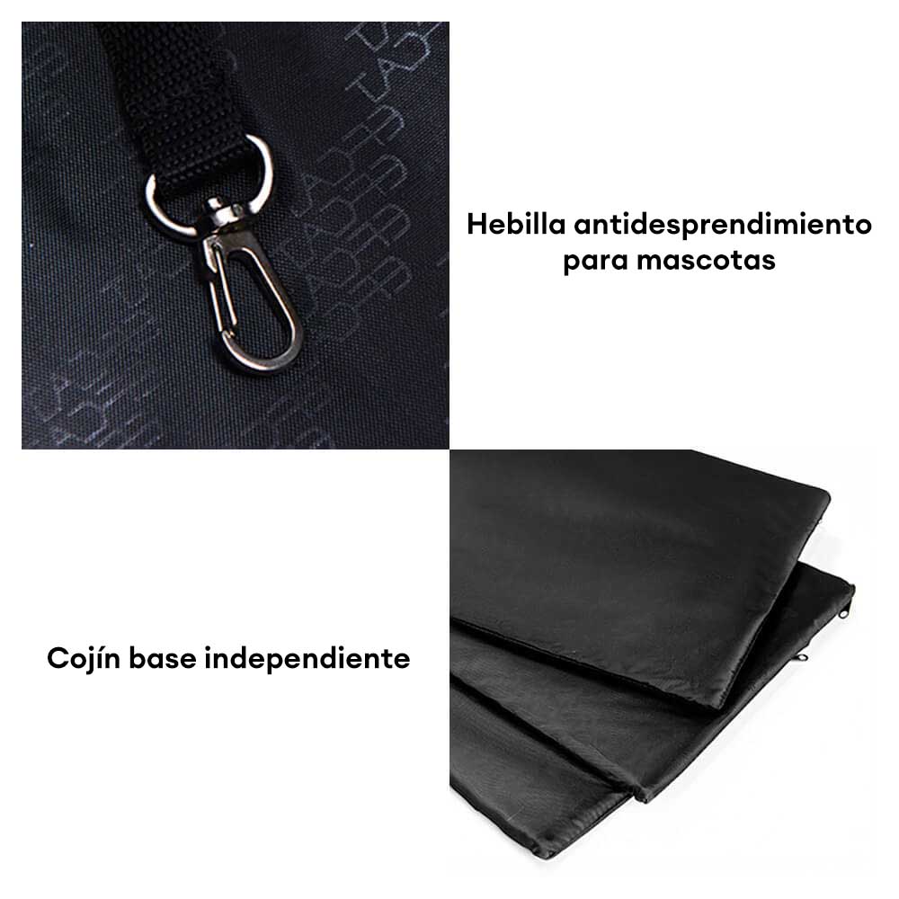 Bolsa transportadora plegable ligera para perros y gatos de malla transpirable