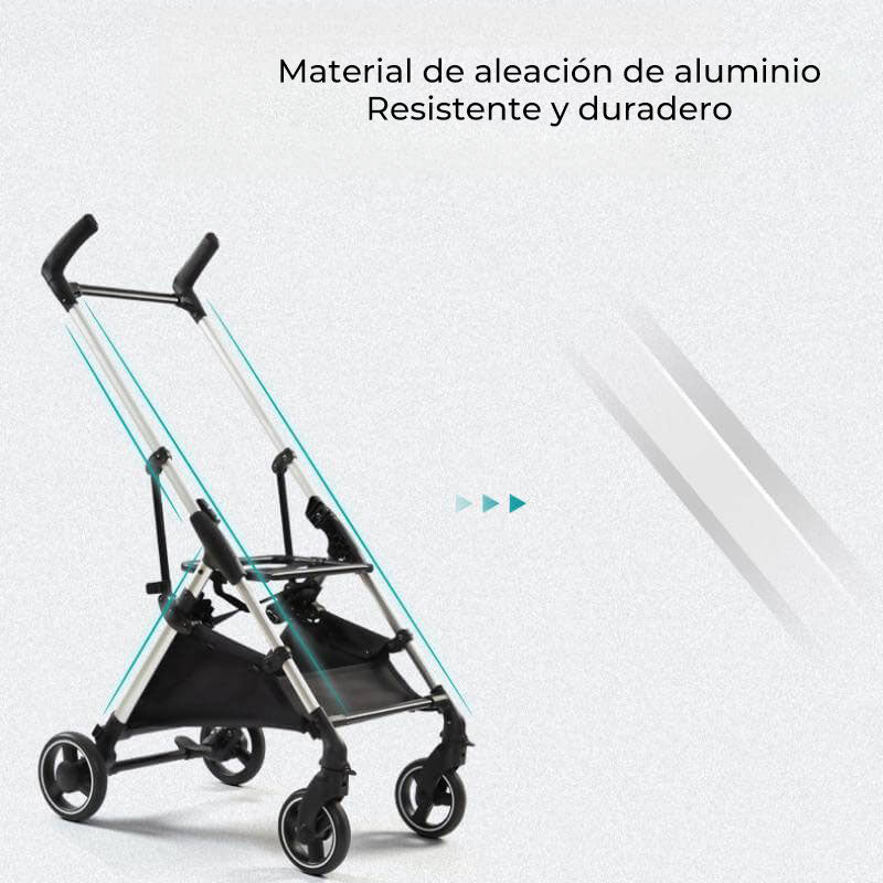 Cochecito multifuncional para mascotas de aleación de aluminio 2 en 1: ultraligero y desmontable para cachorros