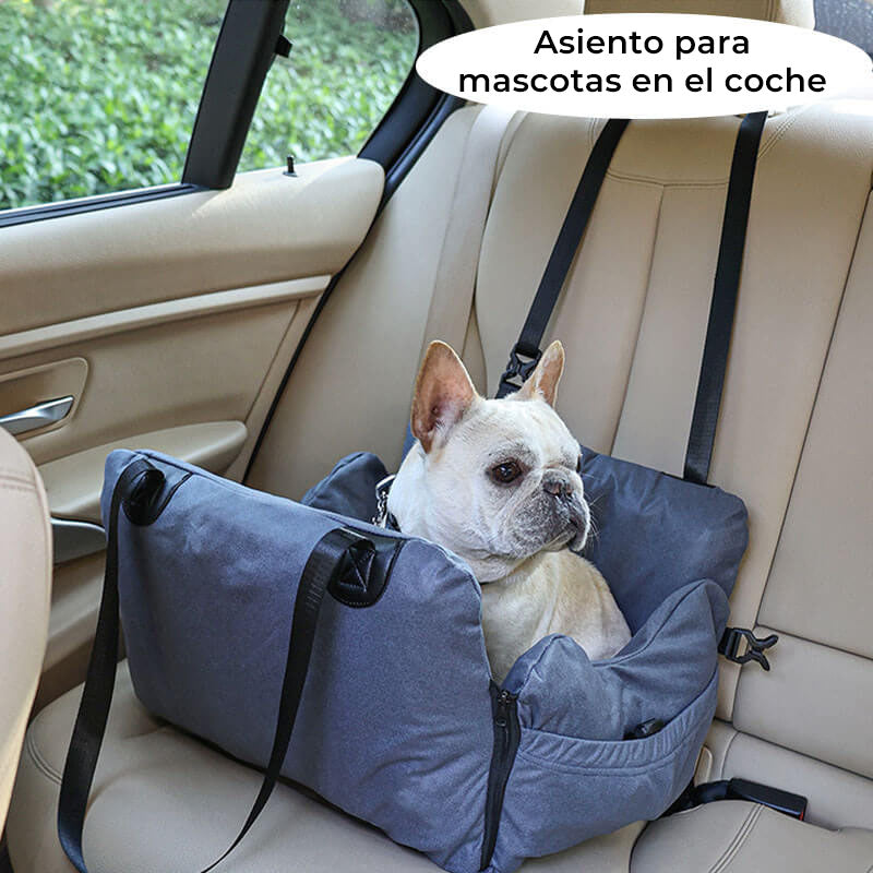 Cama portátil multifuncional para asiento de coche para perros, bolsa de aire para transporte de mascotas