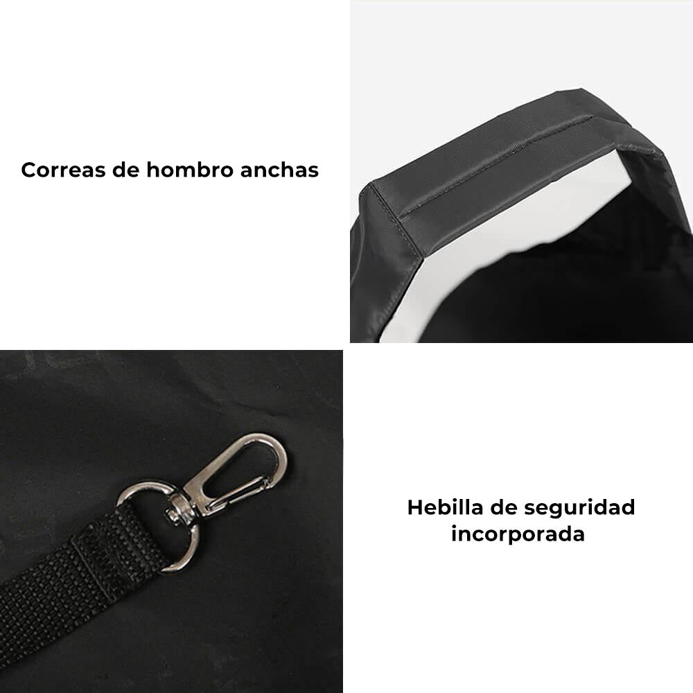 Bolso de hombro para transportar mascotas, portátil, ligero, multiusos, impermeable