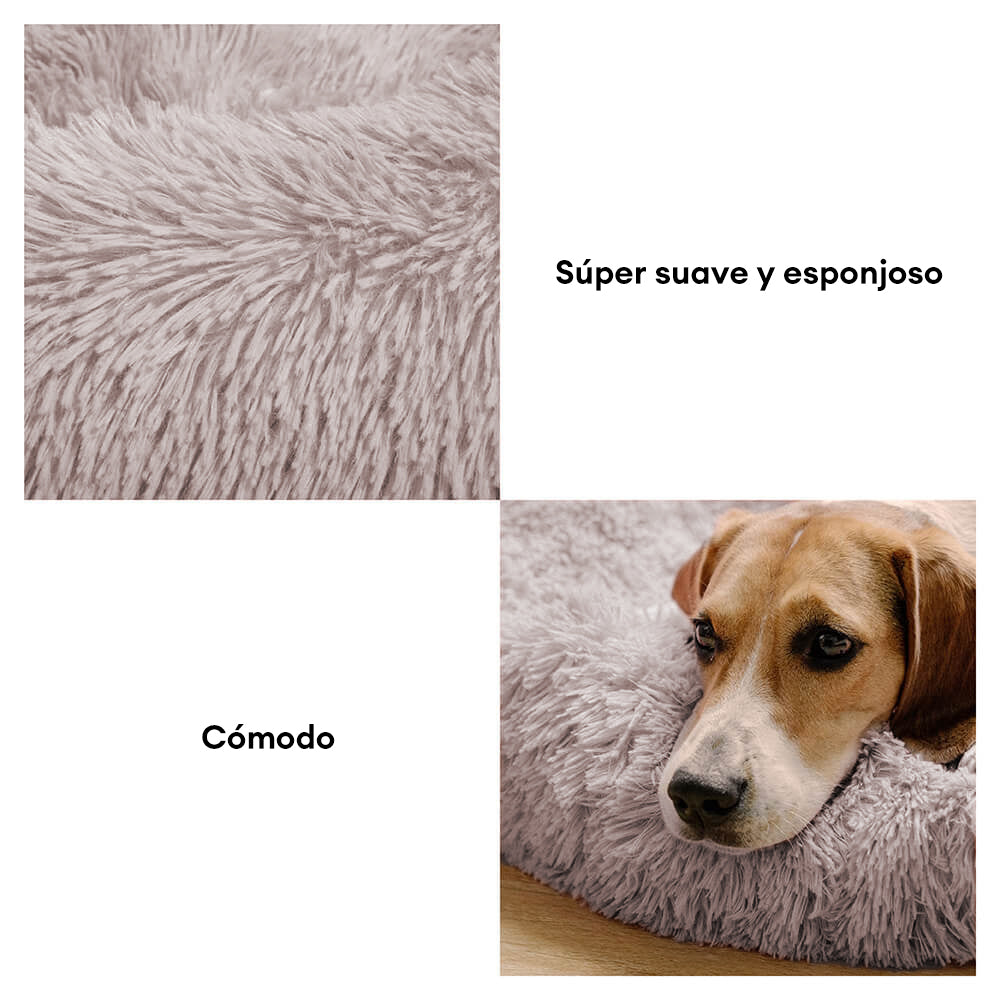 Cama para perros esponjosa y redonda