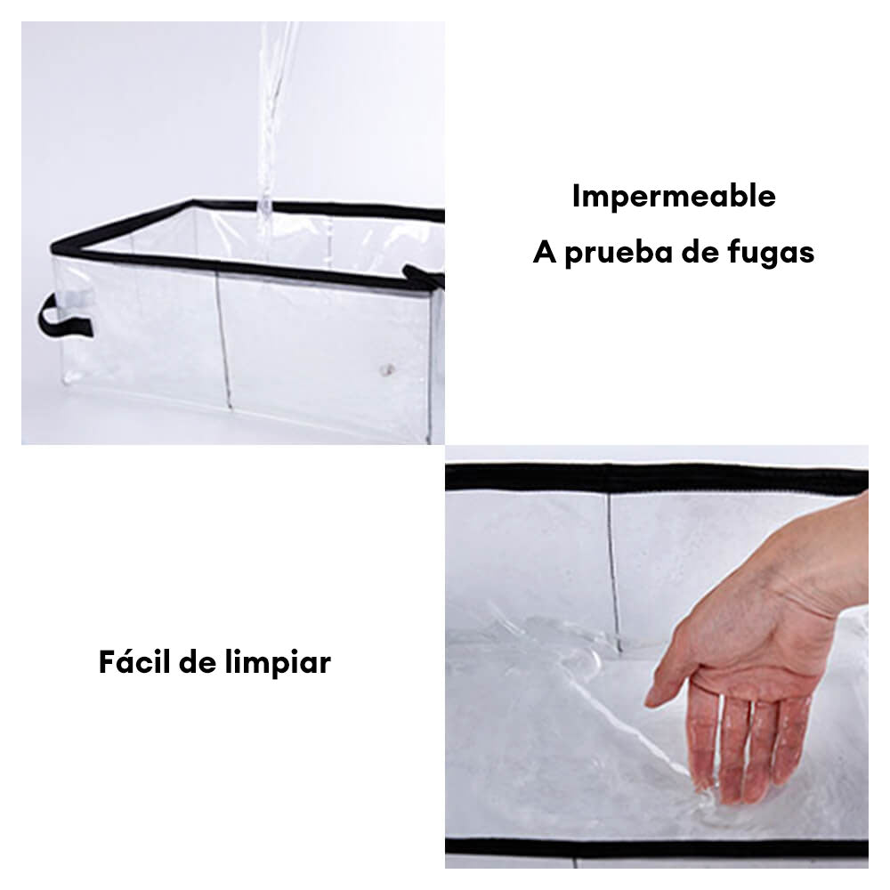 Caja de arena plegable portátil a prueba de agua de aluminio para gatos