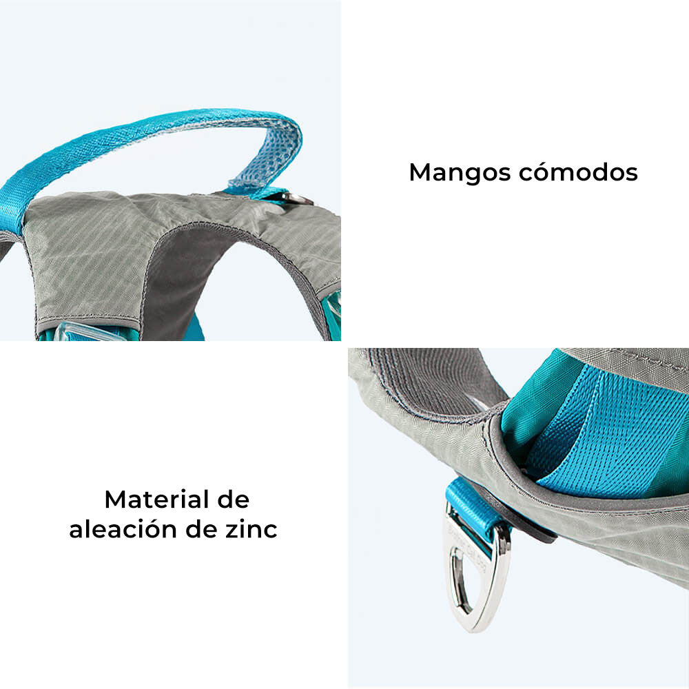 Kit multifuncional para caminar con arnés y correa para perros grandes, cómodo, sin tirones