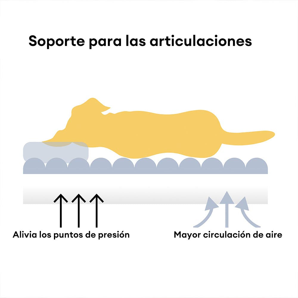 Almohada ortopédica grande, suave y lavable para perros, sofá cama para perros - Snoozy Dream