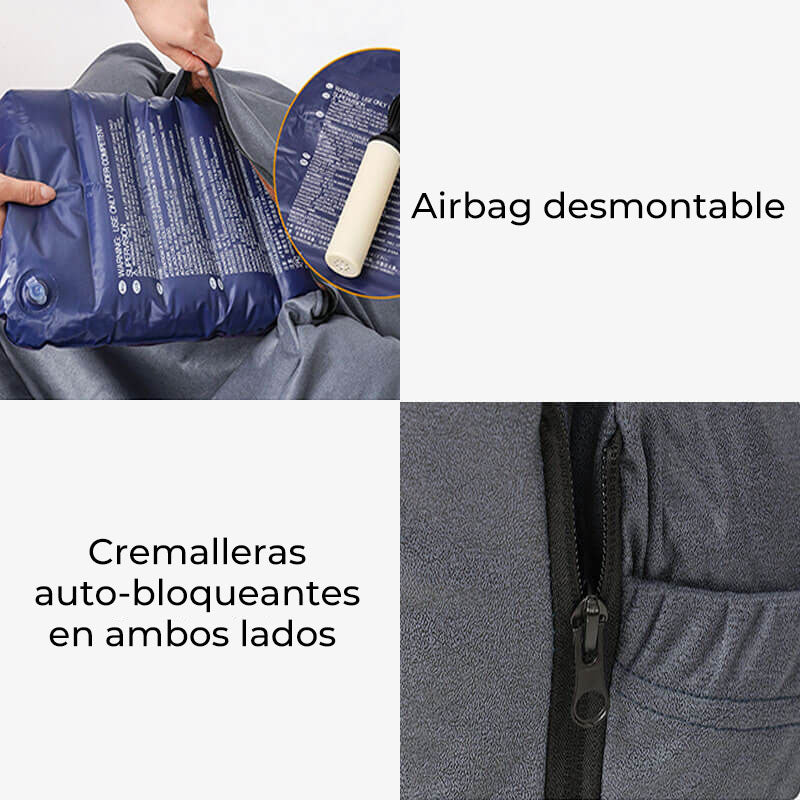 Cama portátil multifuncional para asiento de coche para perros, bolsa de aire para transporte de mascotas