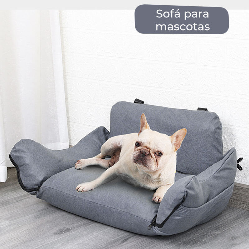 Cama portátil multifuncional para asiento de coche para perros, bolsa de aire para transporte de mascotas