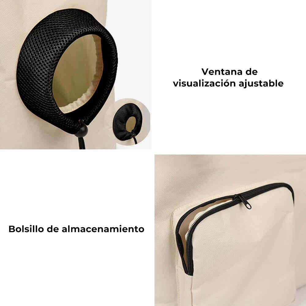 Bolso de hombro para transportar mascotas, portátil, ligero, multiusos, impermeable