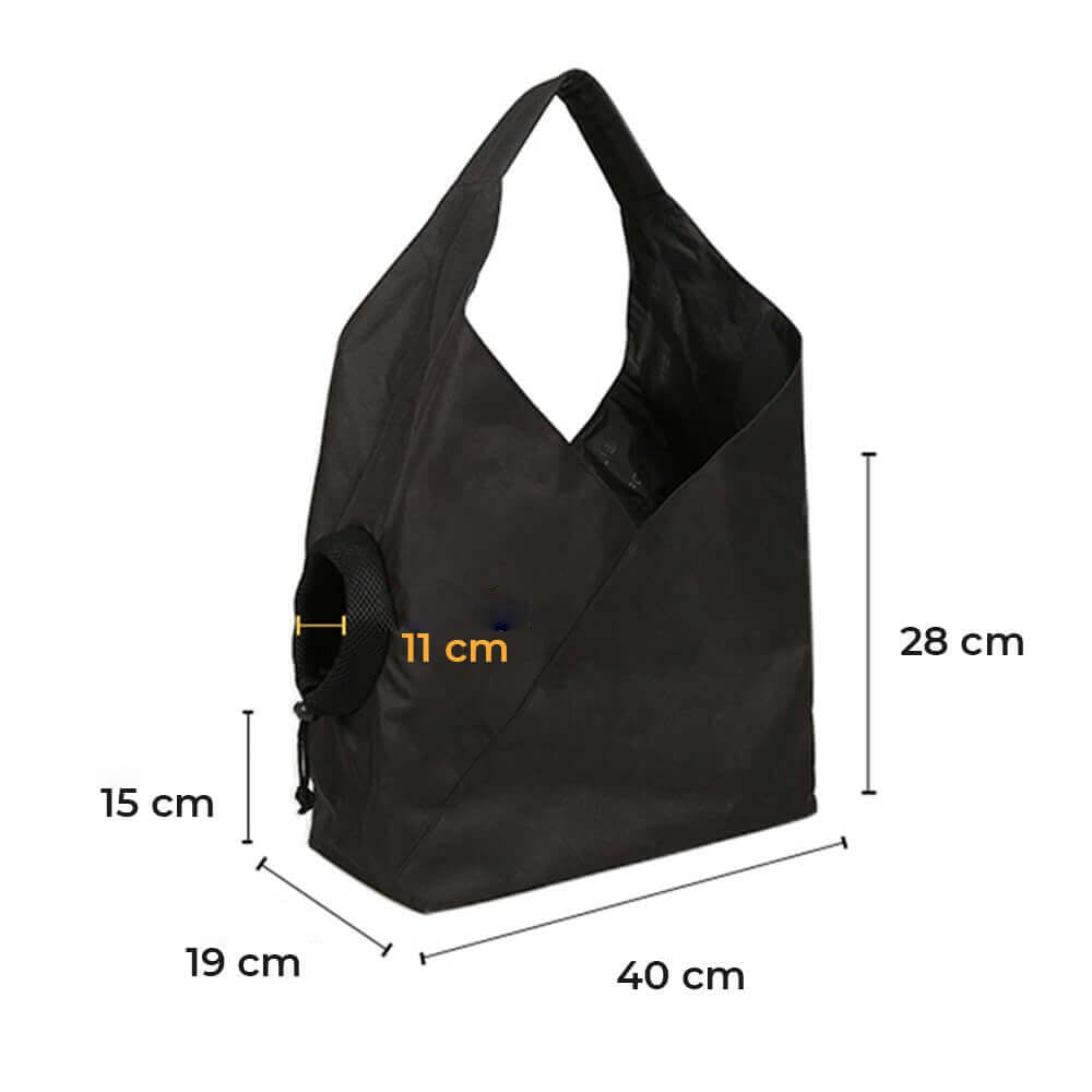 Bolso de hombro para transportar mascotas, portátil, ligero, multiusos, impermeable