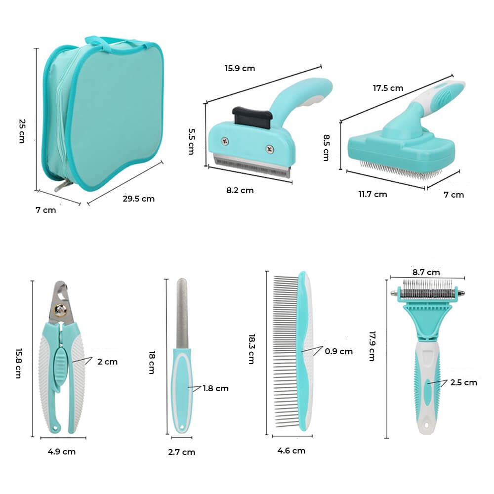 Kit de cuidado profesional Conjunto completo de herramientas para el cuidado de mascotas