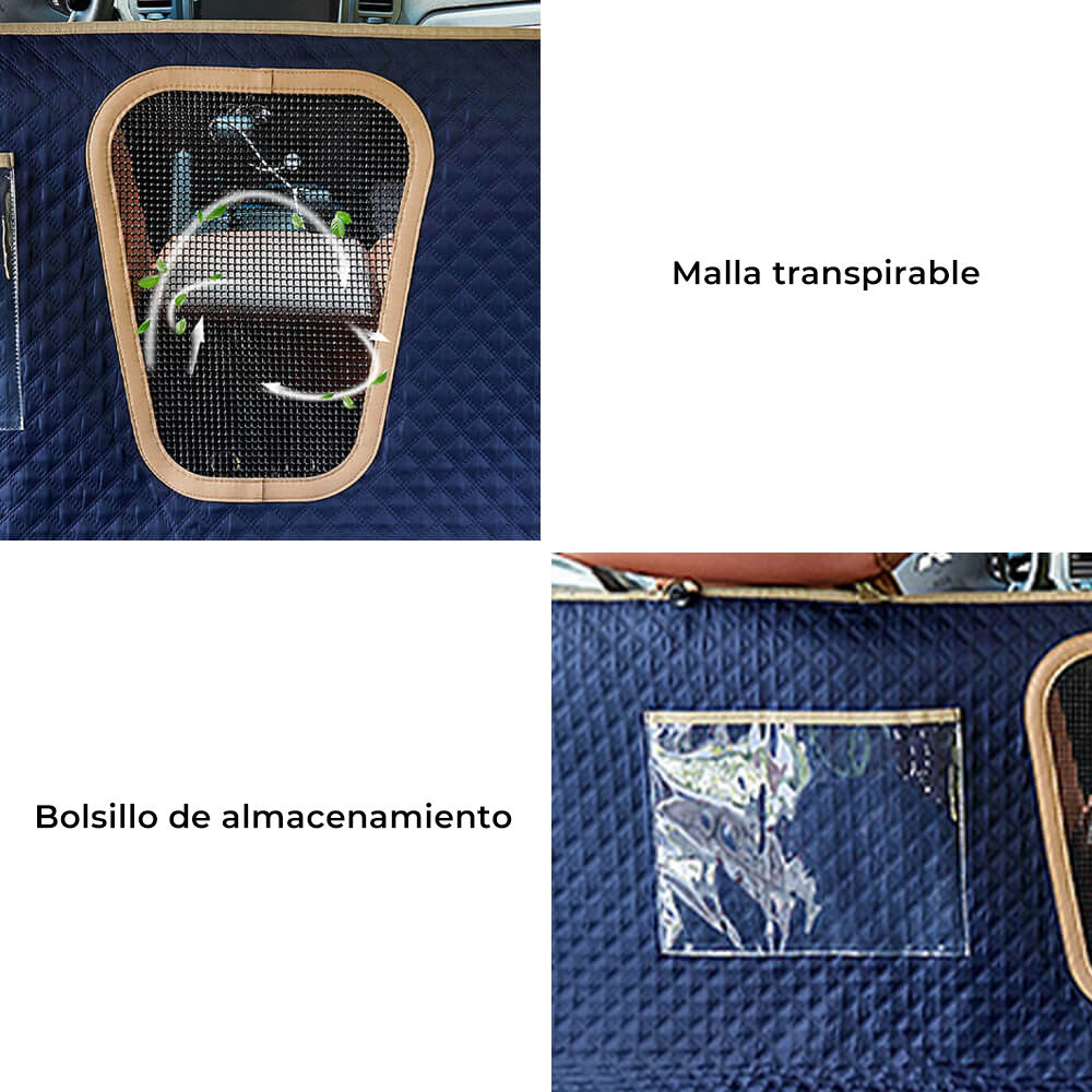 Funda para asiento de coche para perros, impermeable, resistente a la suciedad, a prueba de arañazos, para viaje de mascotas