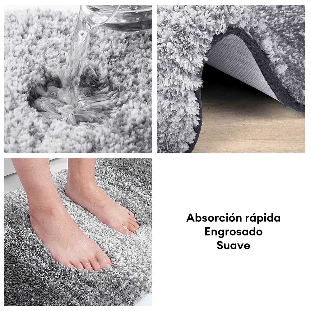 Alfombra para mascotas de felpa gruesa, absorbente y resistente al barro para patas sucias