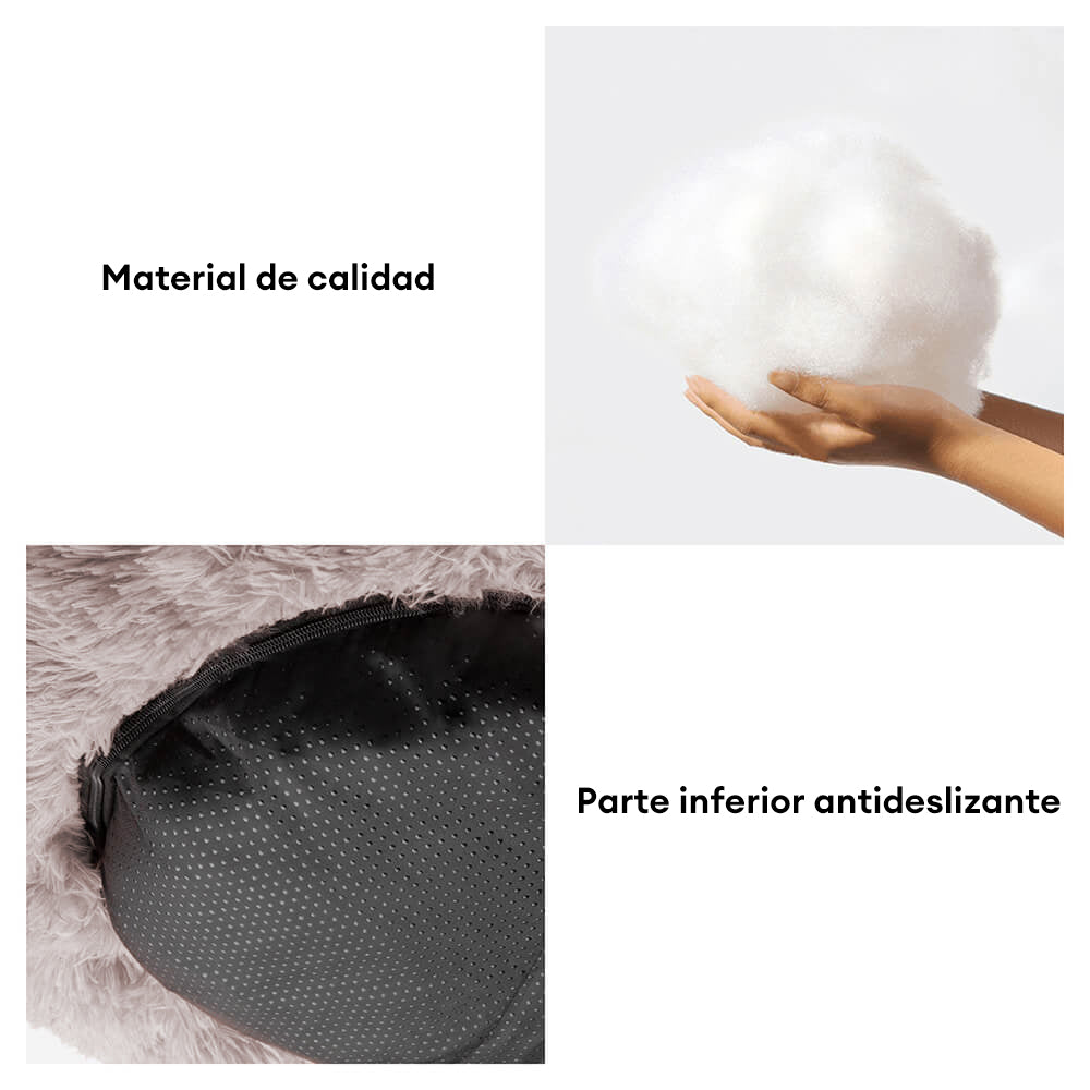 Cama para perros esponjosa y redonda
