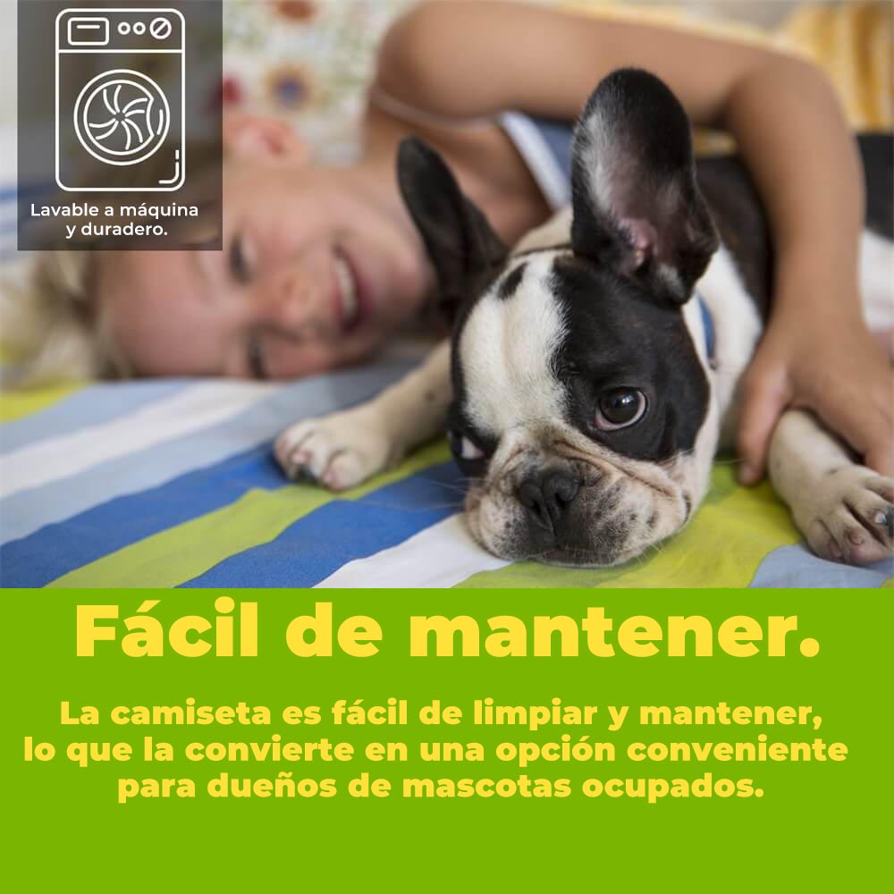 Ropa para mascotas con chaleco de rayas finas de algodón de verano