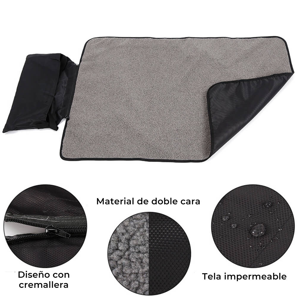 Tapete para perros impermeable, reversible y multifuncional para todas las estaciones