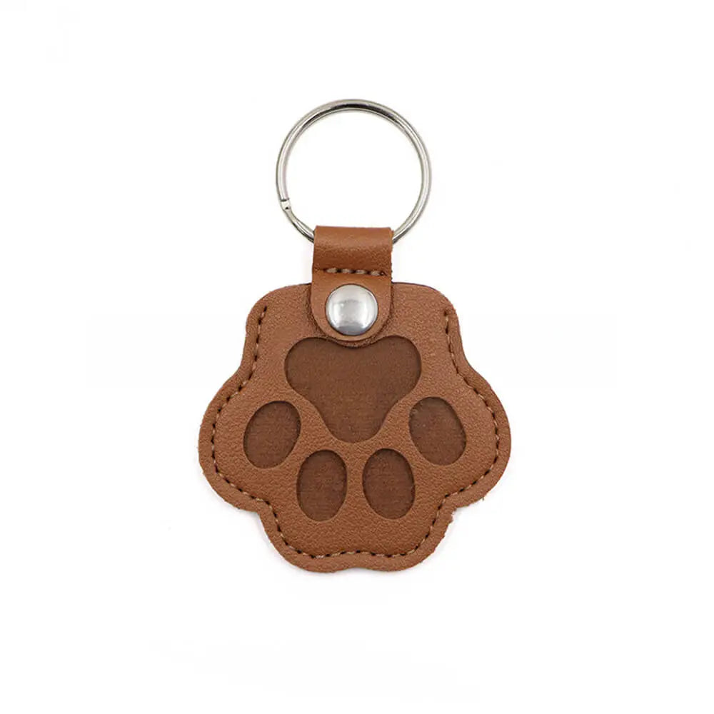 Llavero con relicario de memoria para cabello de mascota